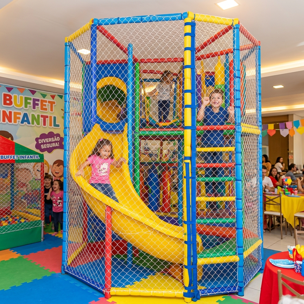 Redes para brinquedos e áreas kids